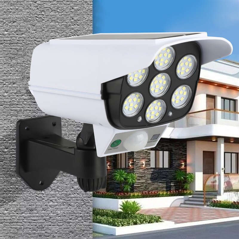 2178T Solar Outdoor Security Light with Motion Sensor & Remote Control  3 Lighting Modes | Dum...