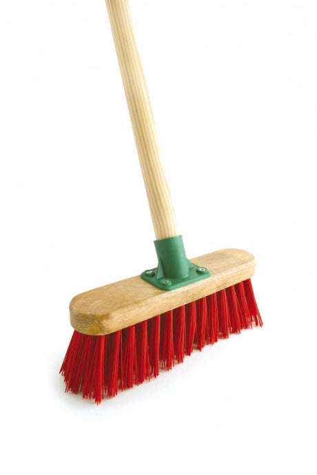 Nylon Bristle Wooden Handle Broom