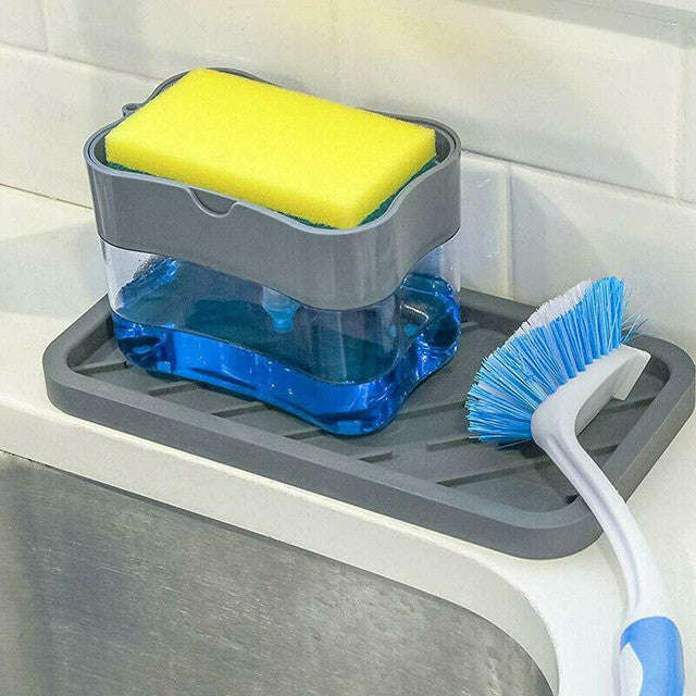 Soap Pump and Sponge Caddy