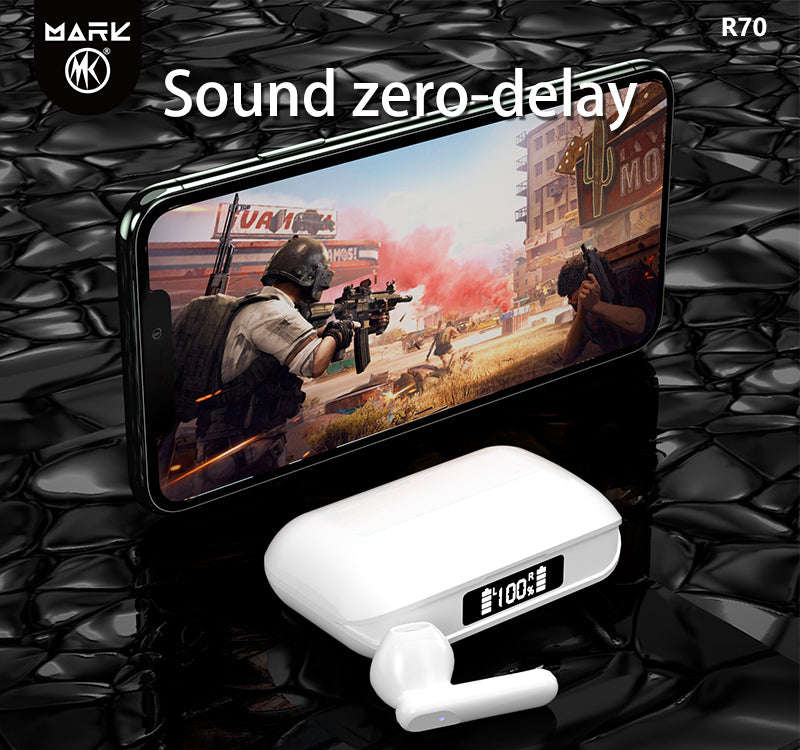 Smart TWS Wireless Bluetooth Earphones - Black