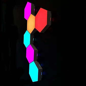 Hexagonal Gaming Wall Light