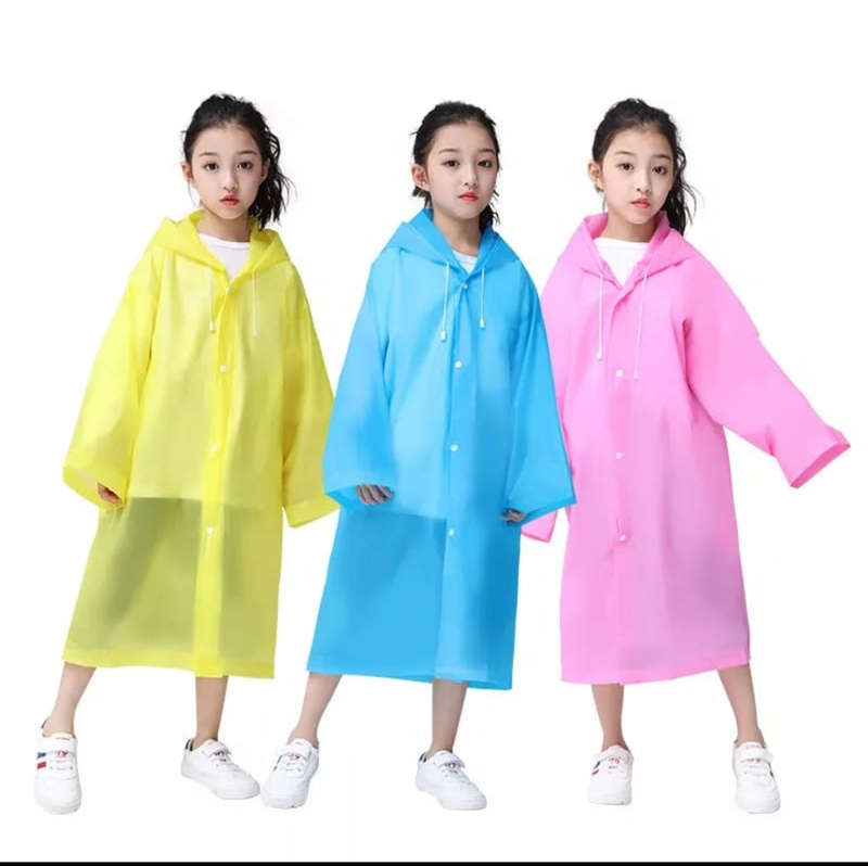 Kids Raincoat With Hoodie
