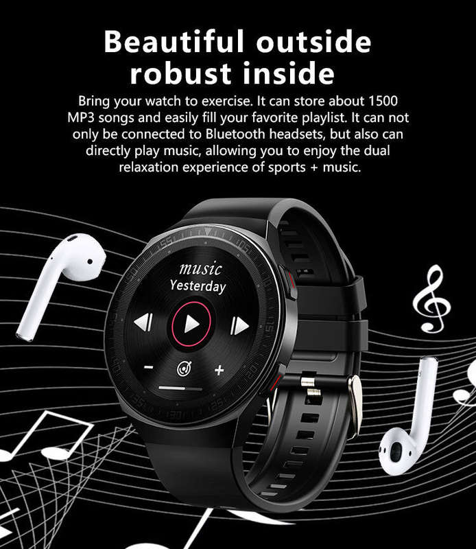 Senbono MT3 Music Smart Watch (Black)