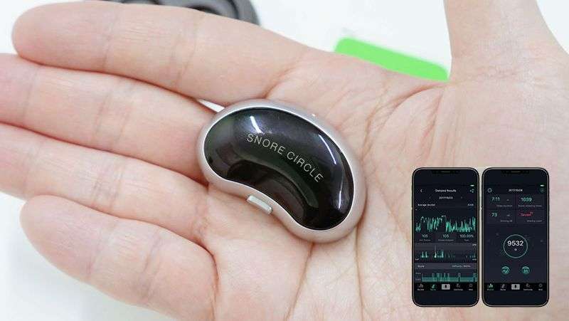 SNORE CIRCLE - Bluetooth Anti-Snore Device Muscle Stimulator