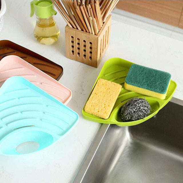 Triangle Corner Sink Shelf