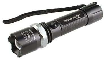 COOL Smiling Shark SS-909A 3-Mode Cree XR-E Q5 LED Flashlight (280LM, 1x18650)