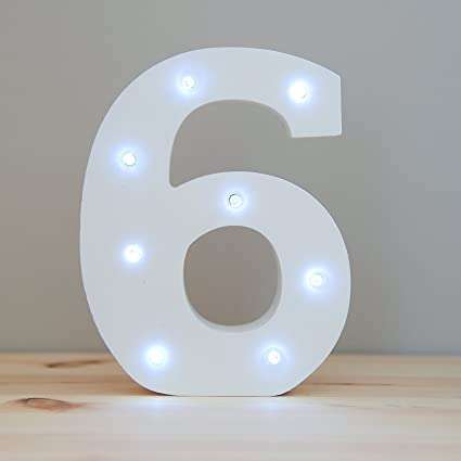 LED Number Lights