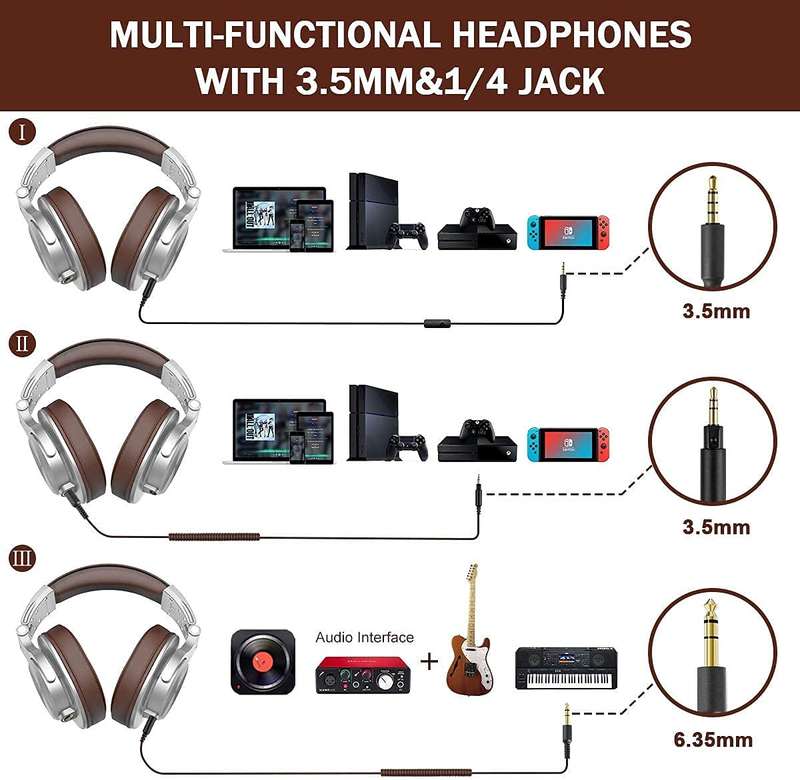 Oneodio A71 DJ Headphones with Shareport & Microphone