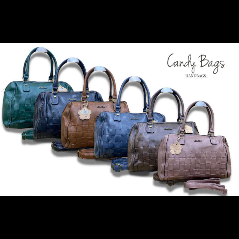 Cotton Road Leather Weaved Handbag