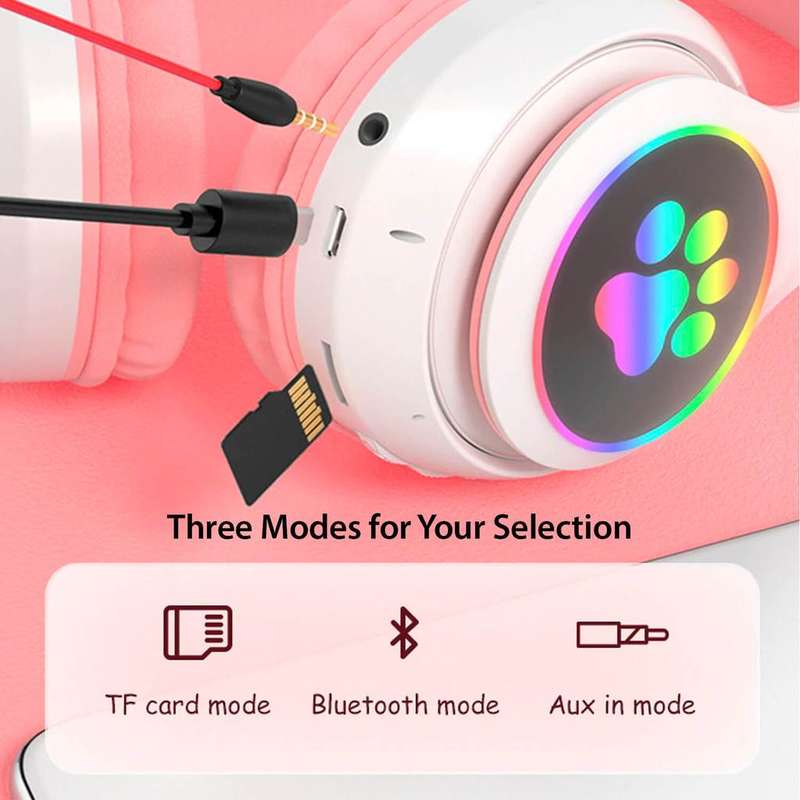 Bluetooth Cat Ear Headphones