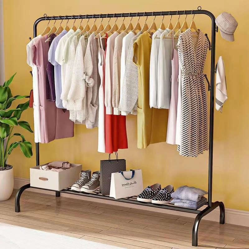 Clothing Rail With Shelf
