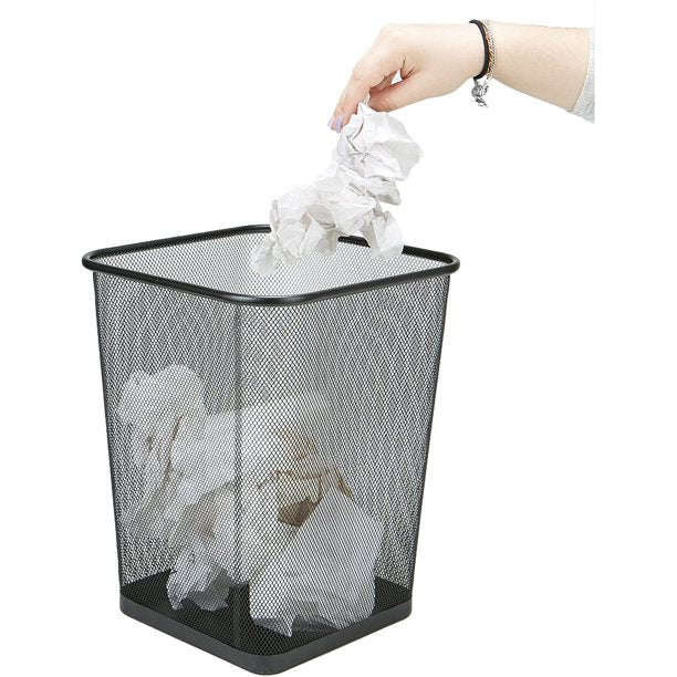 Metal Mesh Waste Bin - Round Bin
