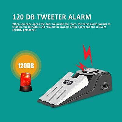 Portable Door Stop Stippers Wedge Security Alarm