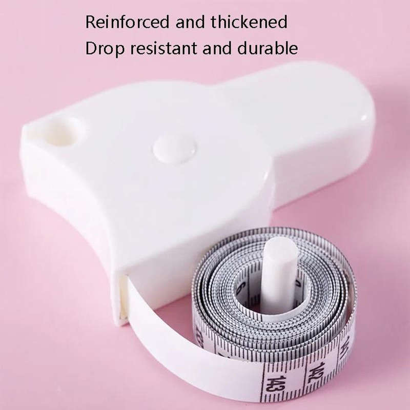 Automatic Measuring Circumference Of Measuring Ruler Measuring Tape(White)