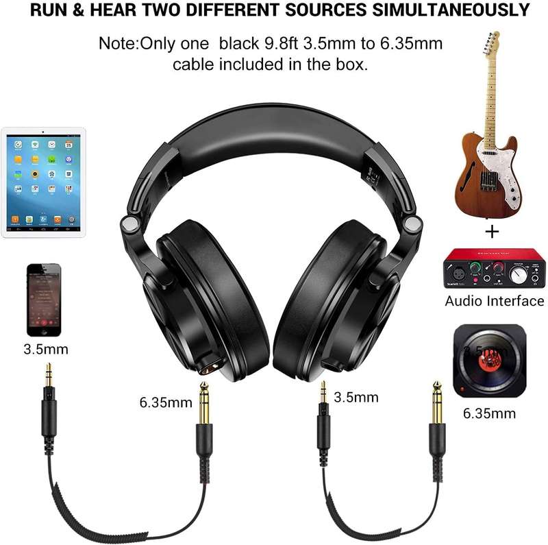 OneOdio A71 PC Headsets with Boom Mic (Black)