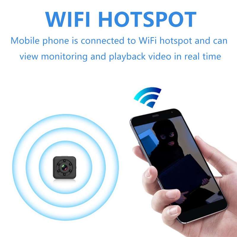 SQ29 WIFI Mini Camera Magnetic Body Micro Camera HD Voice Recorder Video Night
