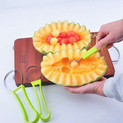 Professional 4 in 1 Stainless Steel Fruit Platter Cutter Carving Tools Set