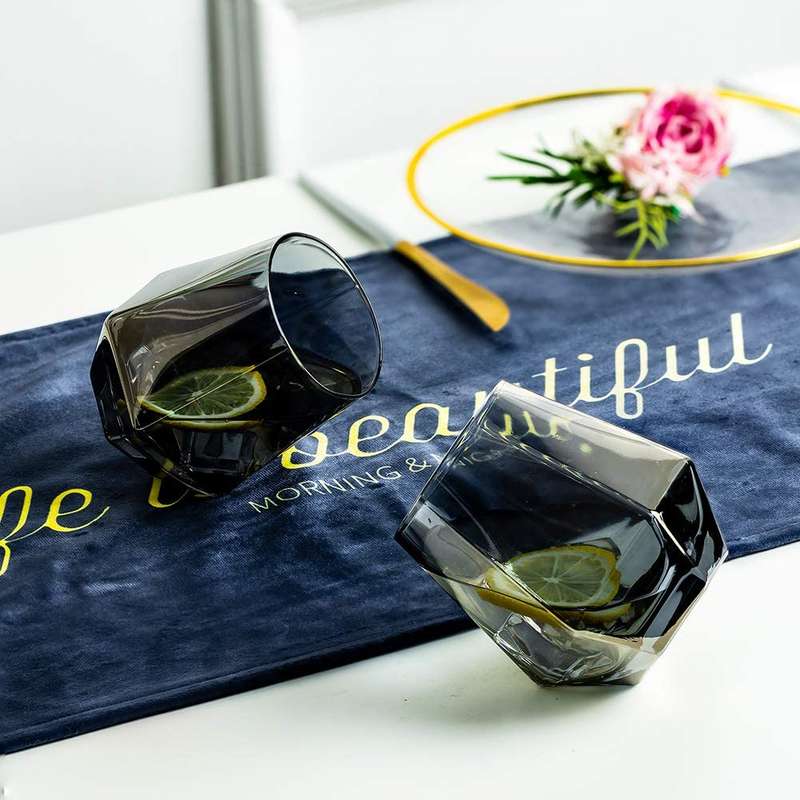 Diamond Whiskey Glasses Set of 6