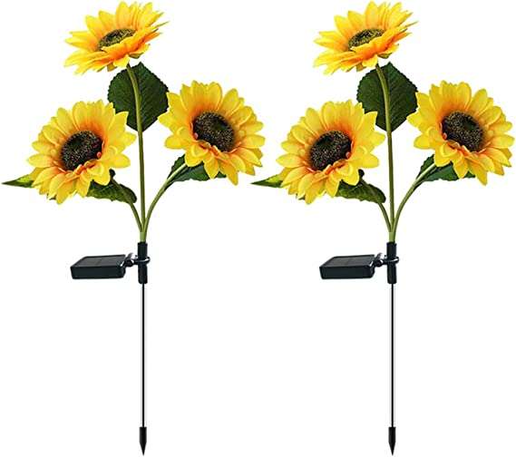 Solar LED Waterproof Sunflower Garden Lights