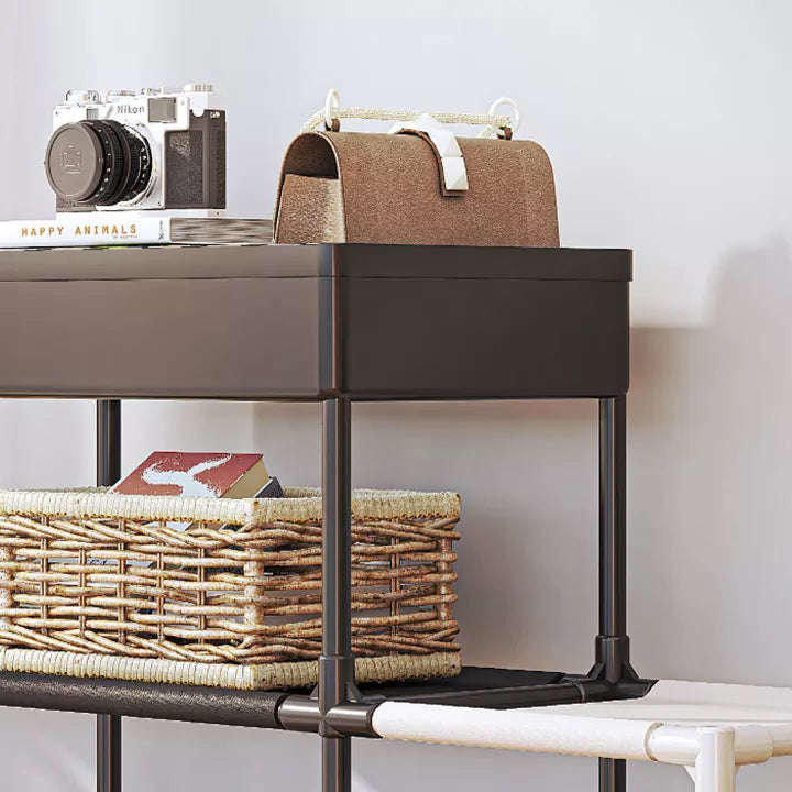 Metal Shoe Rack for Entryway & Closet  DIY Adjustable Shoe Organizer Shelf for Front Door, Gar...