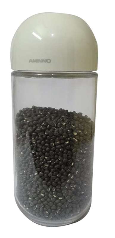 Aminno 600Ml Glass Storage Jar with Unique Measuring Lid