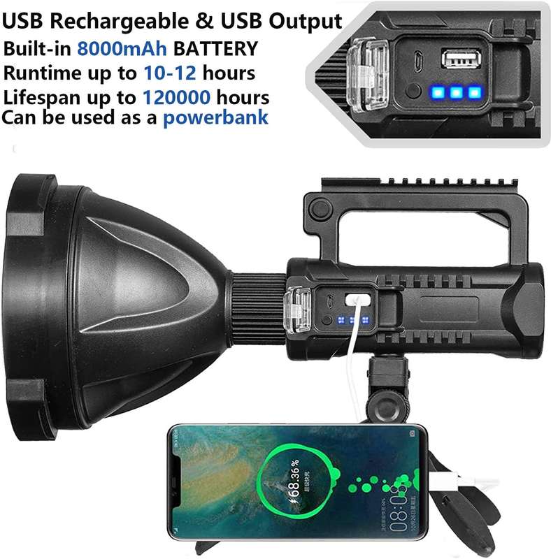 W5120 Multifunctional Searchlight Hight-Power LED Spotlight