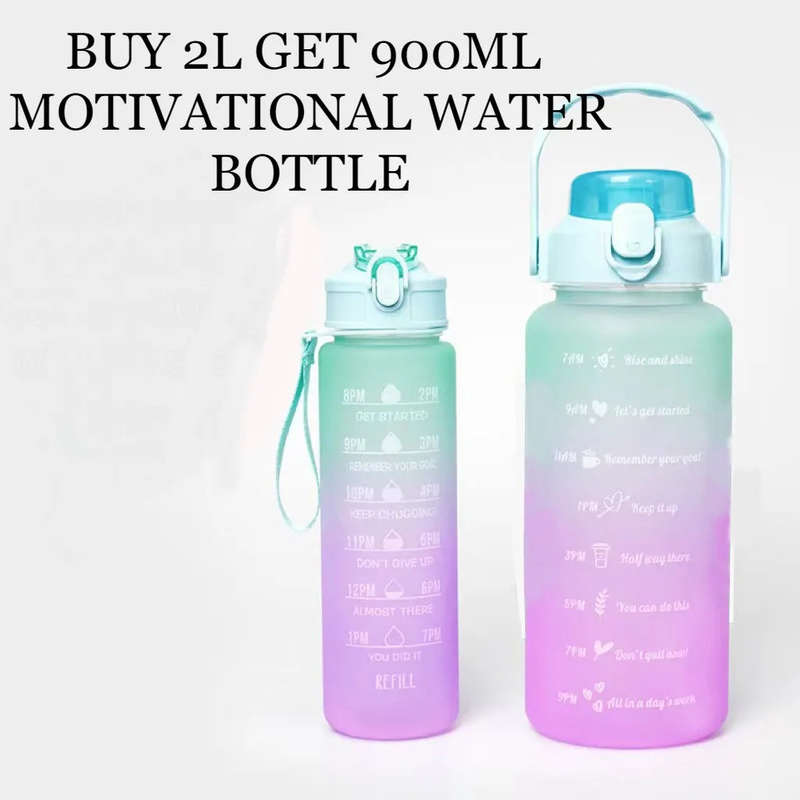 Water Bottle Combo 2l&900ml