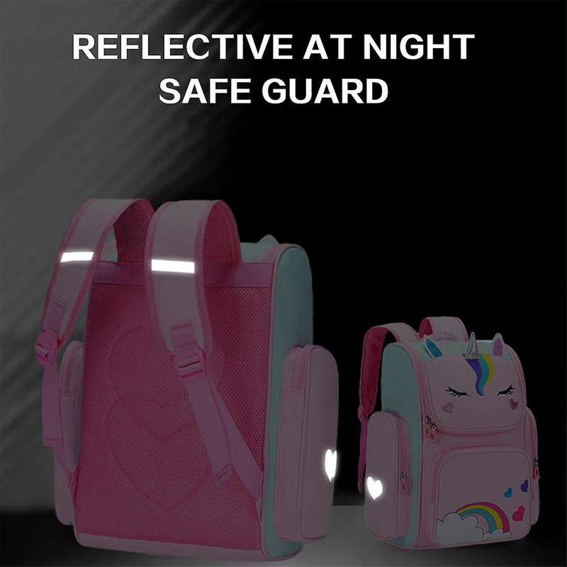 Unicorn Rainbow Kids Shoulder Strap Backpack