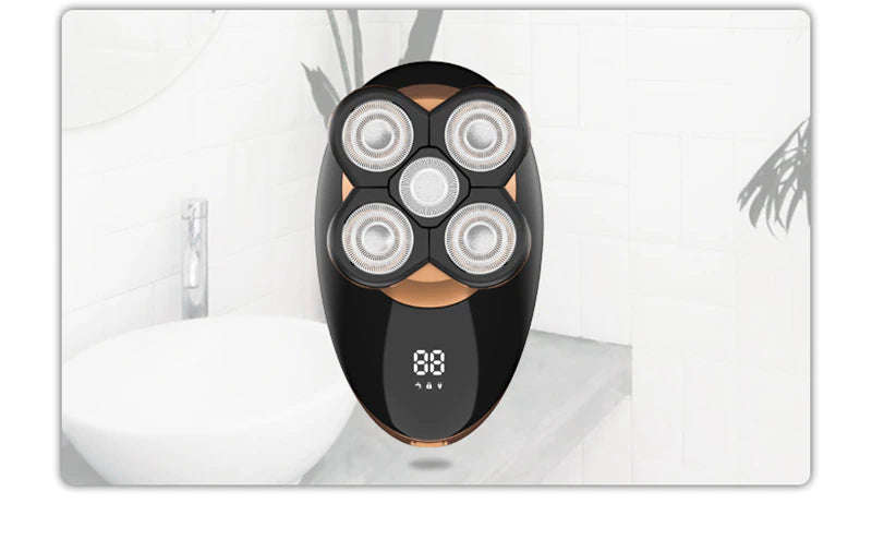 Portable Rotary Electric Shaver Wet and Dry Hair Rechargeable Clipper