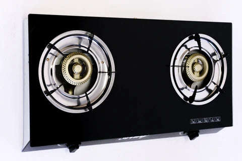 ARUIF 2 BURNER TEMPERED  GLASS GAS STOVE RH-2002