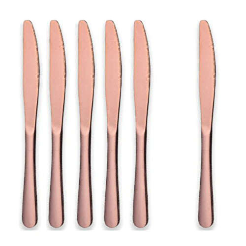 Dining Rose-Gold Knives 6pcs