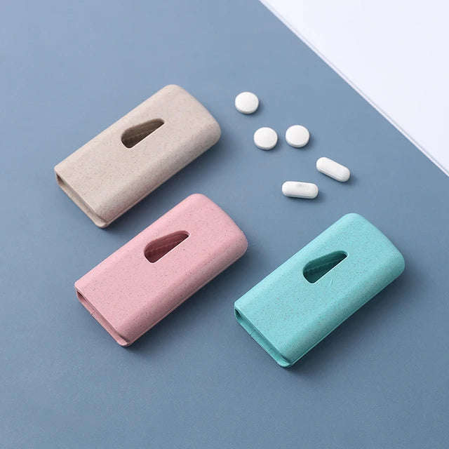 Mini Pill Holder Tablet Cutter