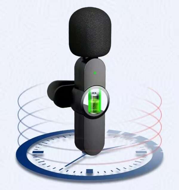 K8 Wireless Lavalier Portable Audio Video Recording Mini Microphone