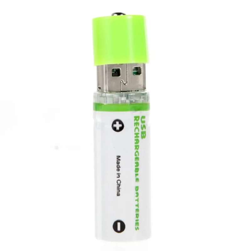 USB Rechargeable AA Batteries 1450Mah x2