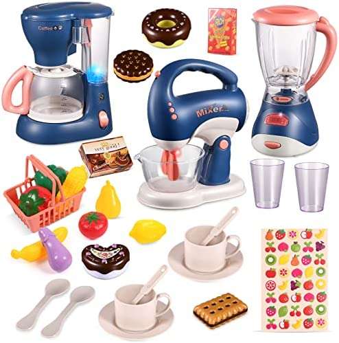 Kids's Simulation ABS Mini Electric Mixer Toy - Realistic Play Kitchen Appliance