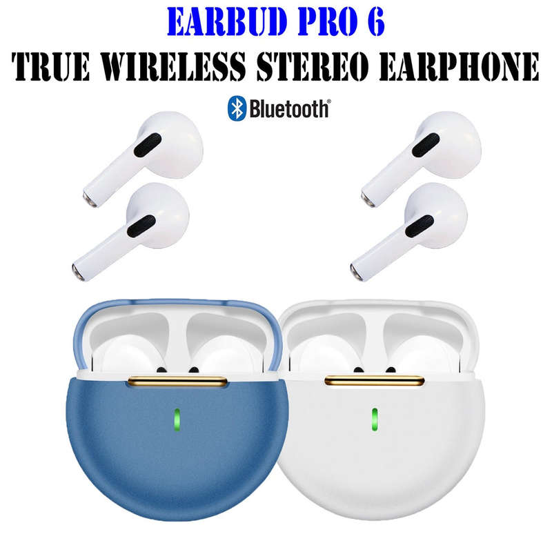 Pro 6S Wireless Headphones Earphones Touch support Siri Bluetooth Headset True Wireless Earbuds W...