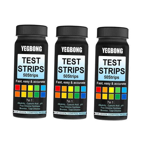 7 In 1 Water Test Strips PH Test Paper Swimming Pool SPA Testing Strips