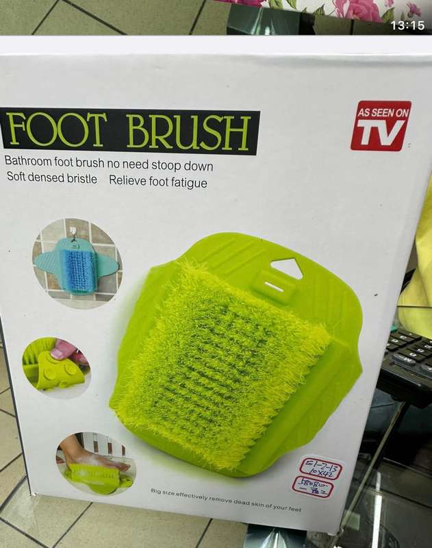 Exfoliating Foot Scrubber Brush/Massager