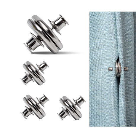 Curtain Weights Magnets Button 4pairs