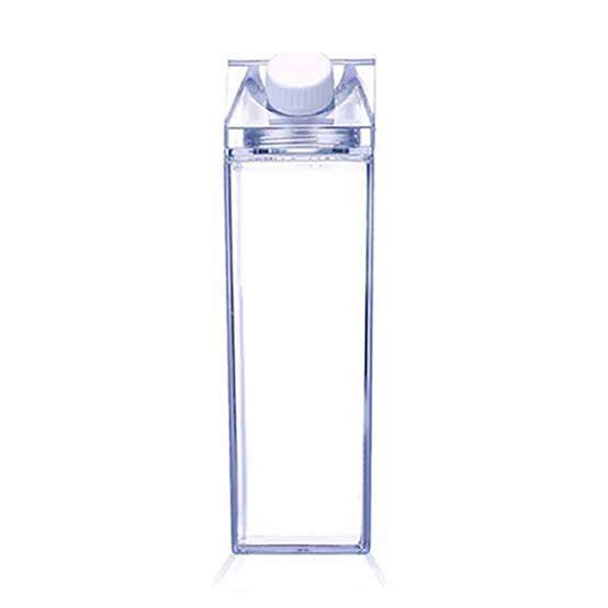 1L Milk Water Bottle Portable Transparent