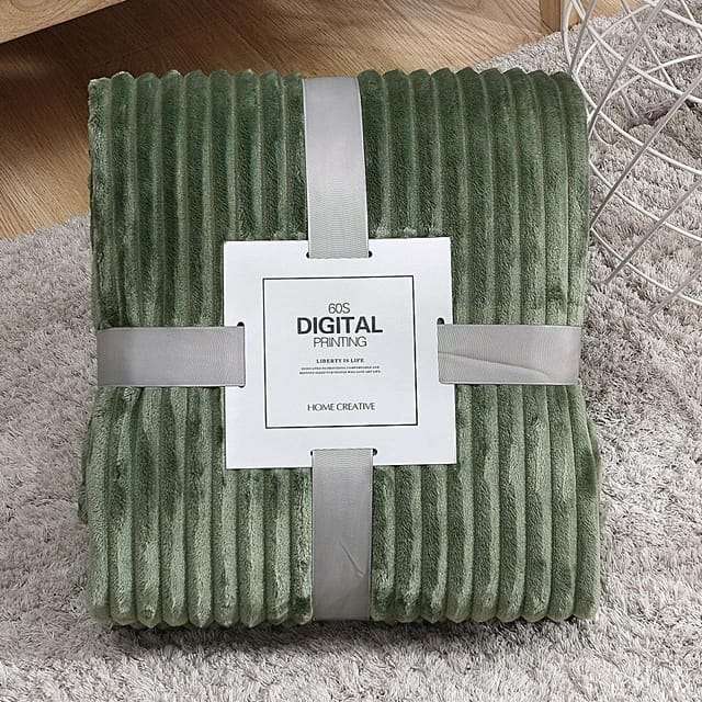 Super Luxurious Soft Flannel Blanket ,Twill Jacquard Fluffy Decoration