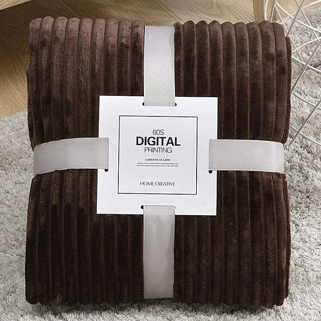 Super Luxurious Soft Flannel Blanket ,Twill Jacquard Fluffy Decoration