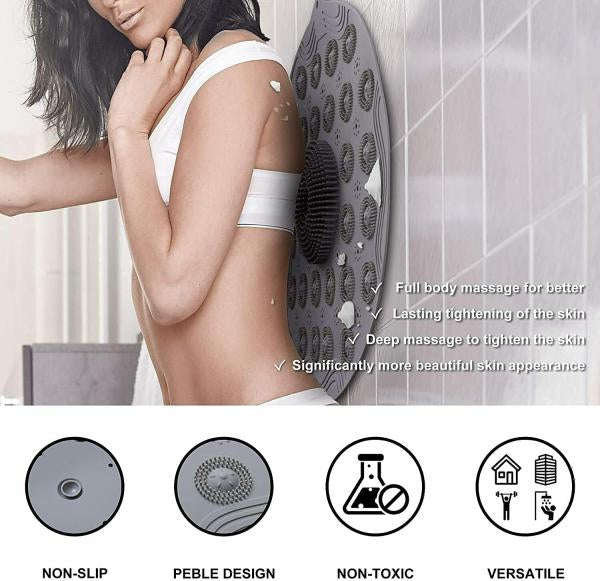 Non Slip Silicone Bath Mat Foot Massage