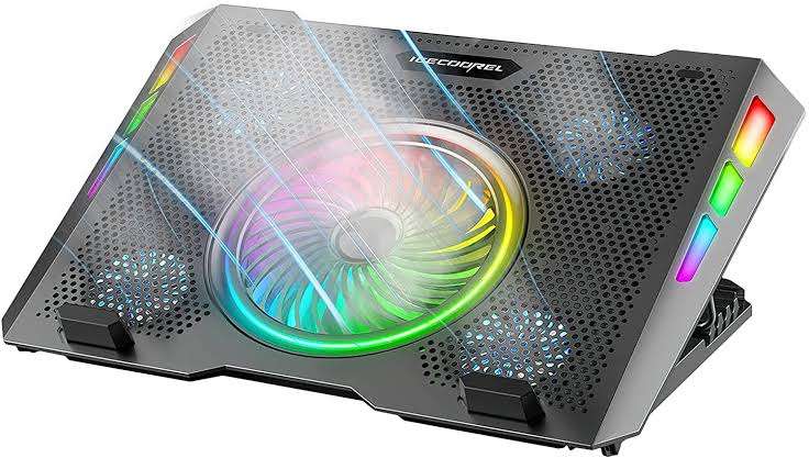 ICE-COOREL Laptop Cooling Pad Five Turbine Fans