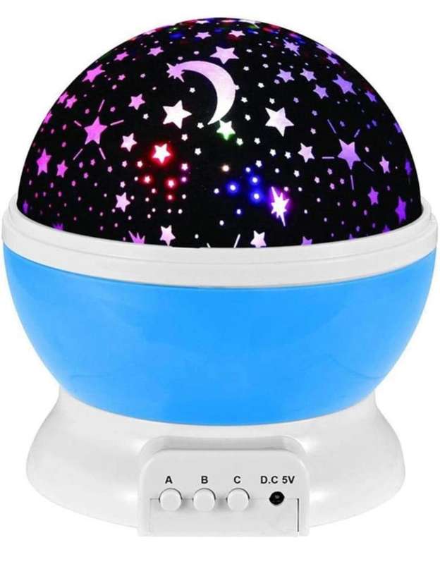 LED Star Master Rotating Night Light Projector Spin Starry Sky Star Master Children Kids Baby Sle...