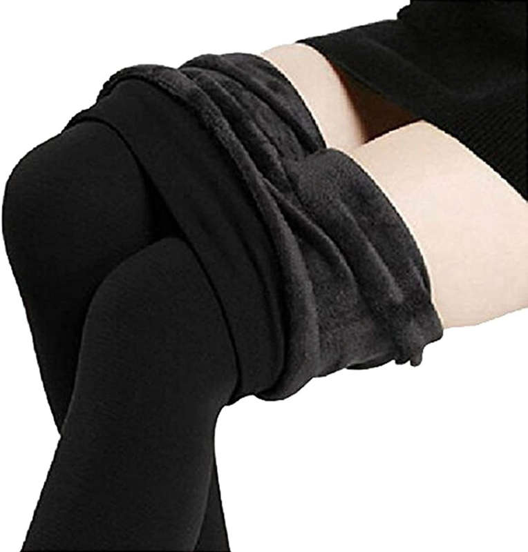 Women Fleece inner Winter Leggings - Black