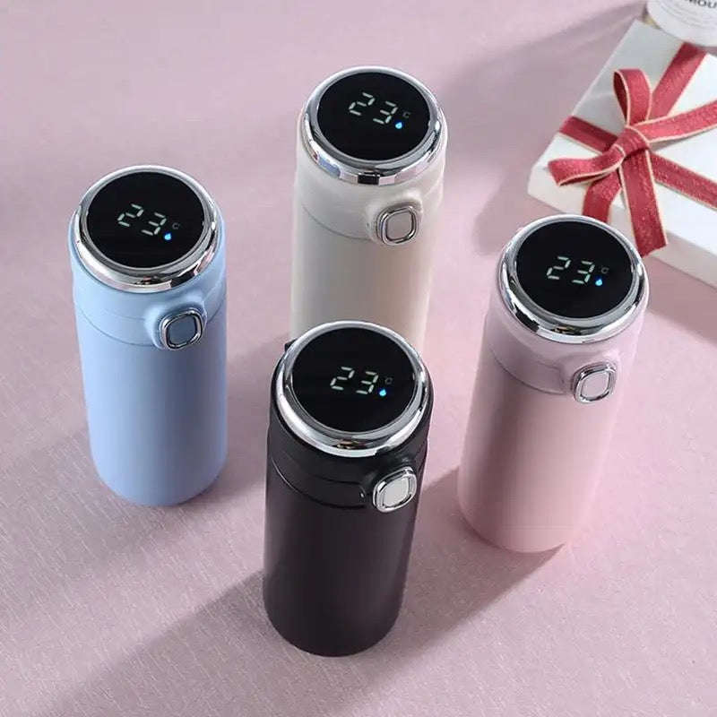 Smart Insulation Cup Water Bottle Led Digital Temperature Display Stainless Steel Thermal Mugs In...