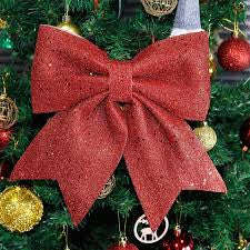 Hanging Glitter Decoration Bow