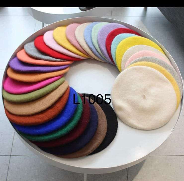 Beret Hats Women Winter French Hat Girls Solid Color Fashion Autumn Winter Beret