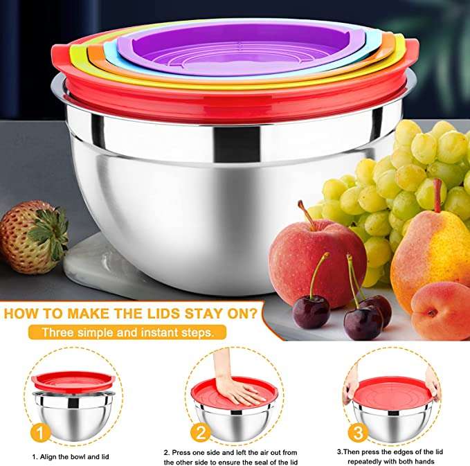 Mixing Bowl Set 5pc St/St